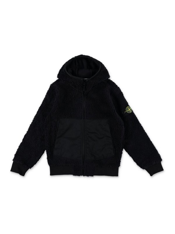 Stone Island Junior: スウェット＆セーター - スウェットシャツ/セーター - 黒