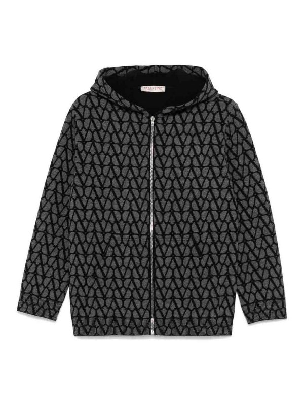 VALENTINO GARAVANI: Cardigans - Cardigan - Grau