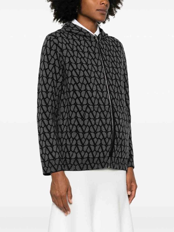 Cardigan - Grau shop online: VALENTINO GARAVANI