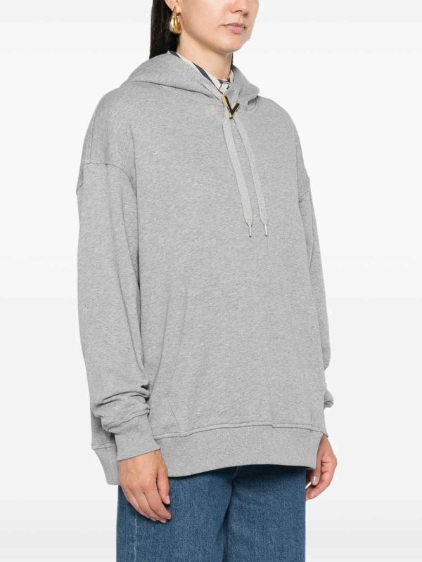 VALENTINO GARAVANI buy online Felpa con cappuccio con dettagli Vgold