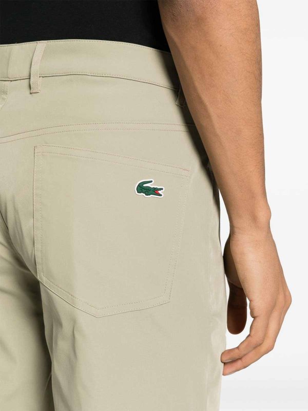 LACOSTE buy online Patch Twill Trousers