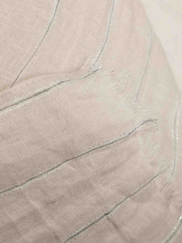 BRUNELLO CUCINELLI: scarves online - Threading Striped Scarf