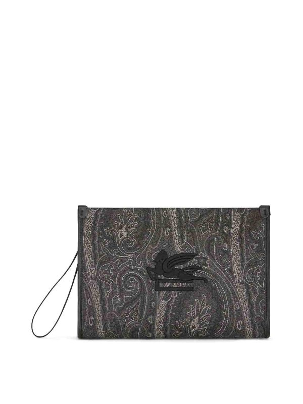 ETRO: クラッチバッグ - クラッチバッグ - マルチカラー