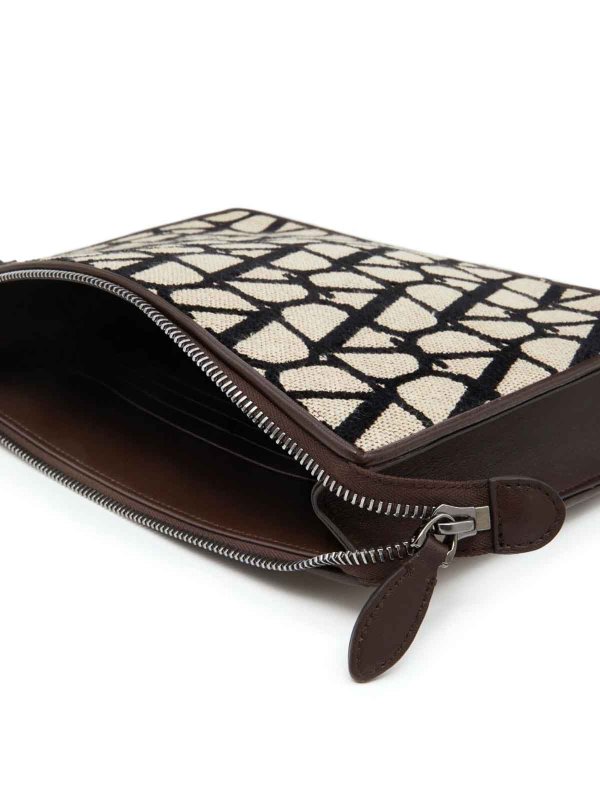 VALENTINO GARAVANI: クラッチバッグ online - クラッチバッグ - ベージュ