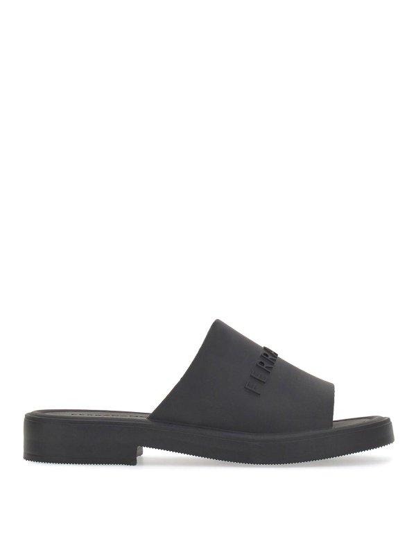 SALVATORE FERRAGAMO: Sandalias - Sandalias - Negro