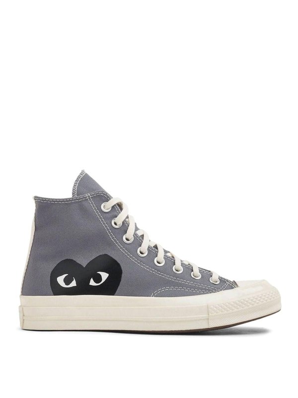 Comme des Garçons Play: Chaussures de sport - Baskets - Gris