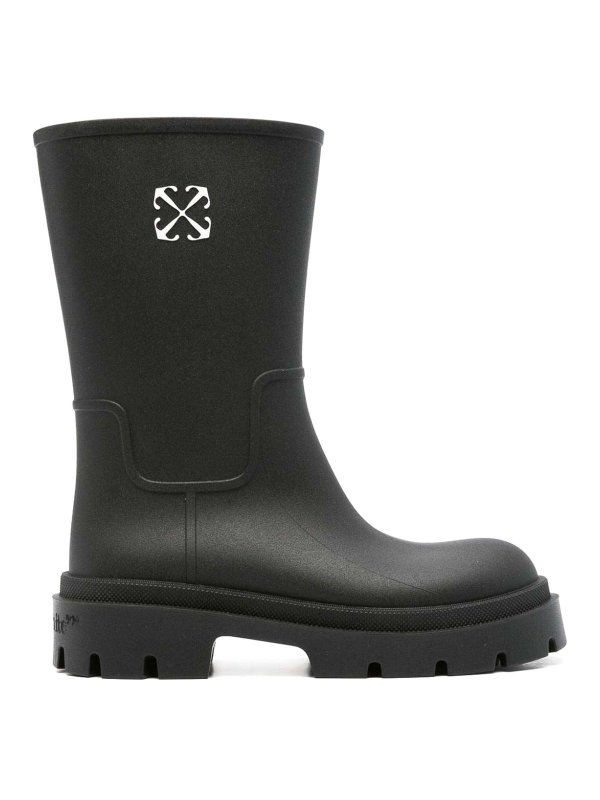 OFF-WHITE: Botas - Botas - Negro