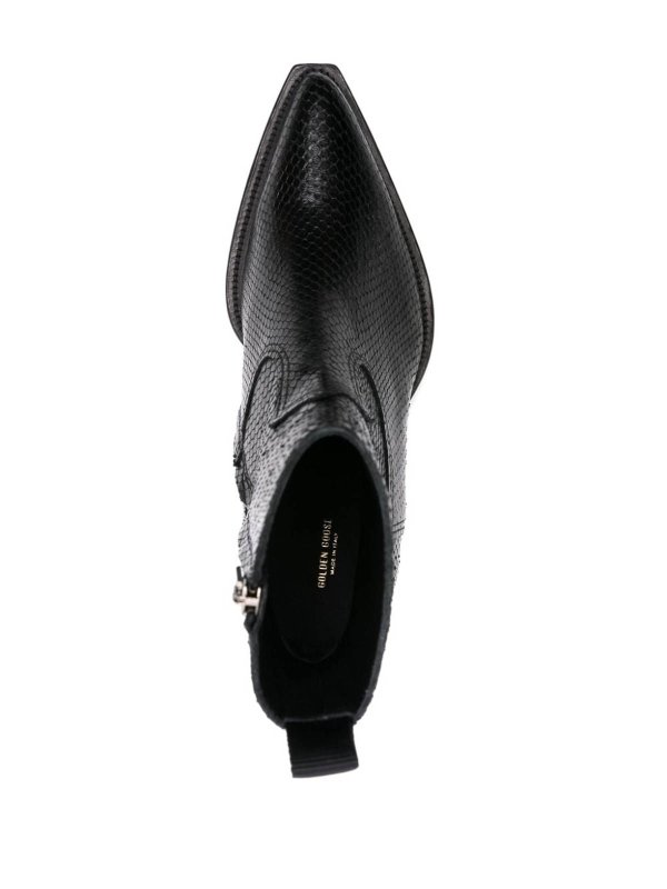 アンクルブーツ - 黒 shop online: GOLDEN GOOSE