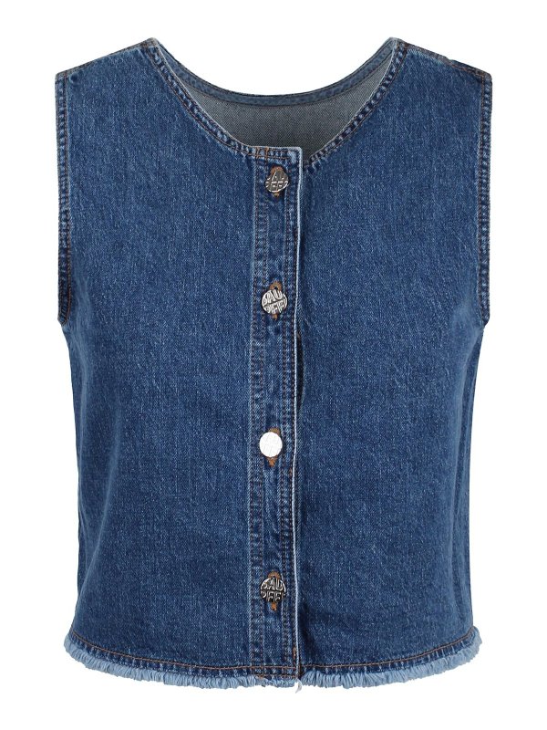 BAUM UND PFERDGARTEN: Tops & Débardeurs - Top - Bleu