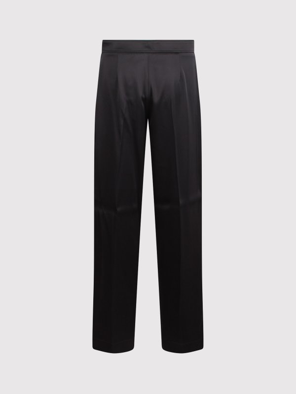 JIL SANDER: casual trousers online - Viscose Silk Twill Long Pants