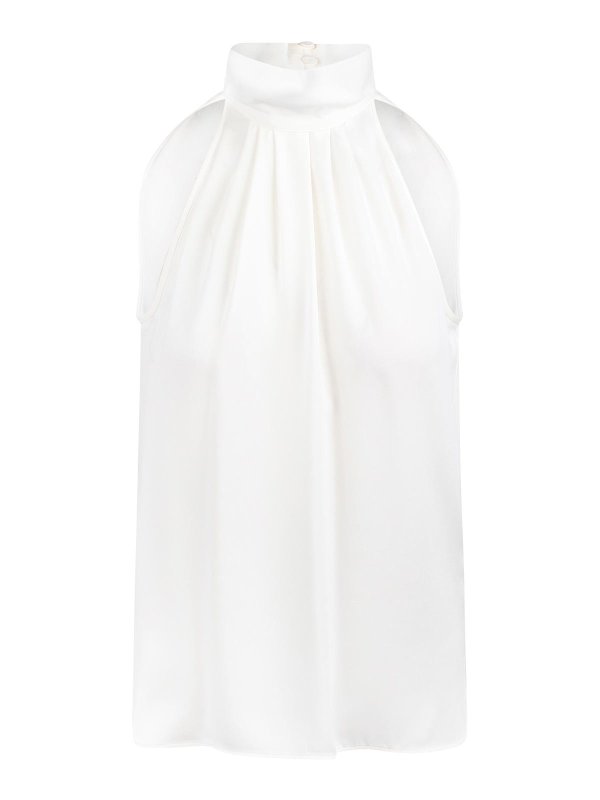 Max Mara: Tops und Tank Tops - Top - Weiß