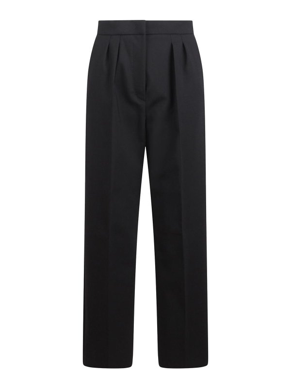 Max Mara: casual trousers - Slim Stretch Wool Pants