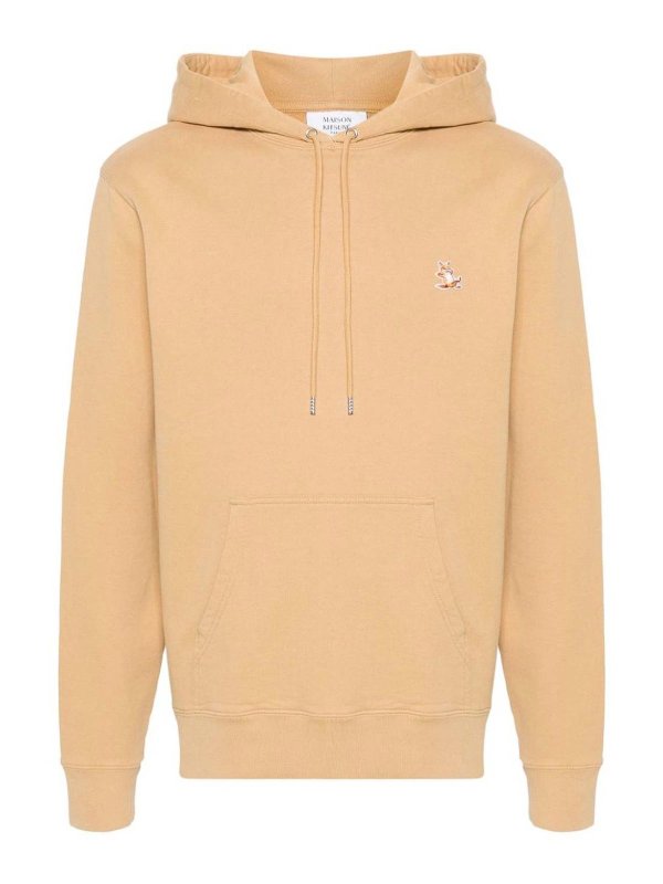 MAISON KITSUNÉ: スウェット＆セーター - スウェットシャツ/セーター - イエロー