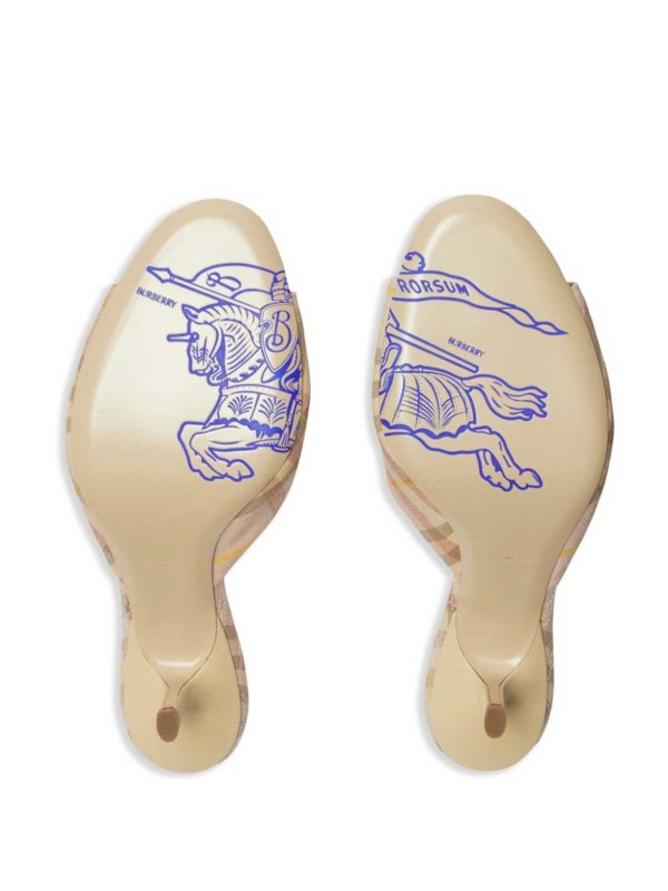 サンダル - 黒 shop online: BURBERRY