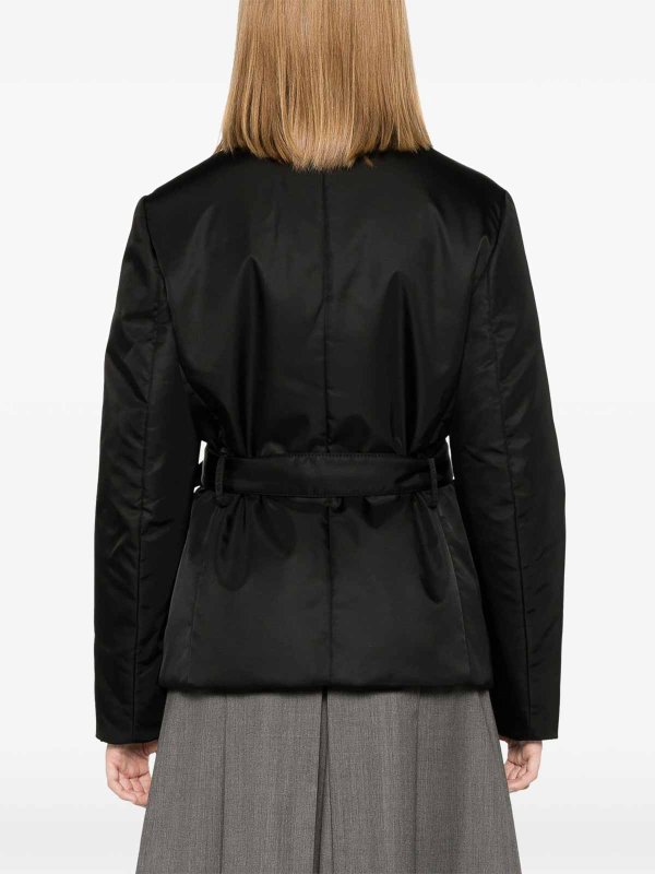 Triangle-Logo Padded Jacket shop online: PRADA