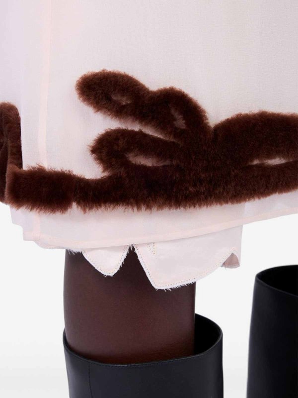 The Best Shops PRADA: Embroidered Georgette Dress