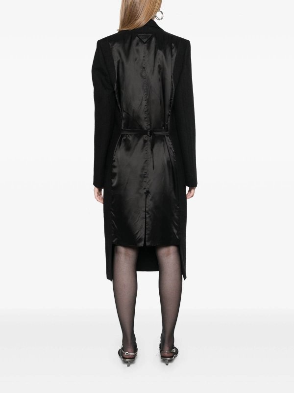 Virgin Wool Coat shop online: PRADA
