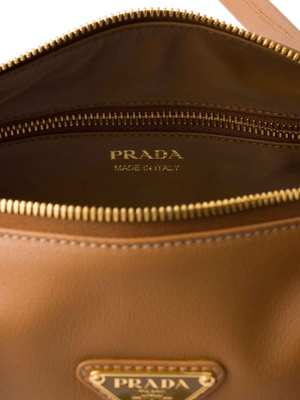 The Best Shops PRADA: Medium Leather Top-Handle Bag With Padlock