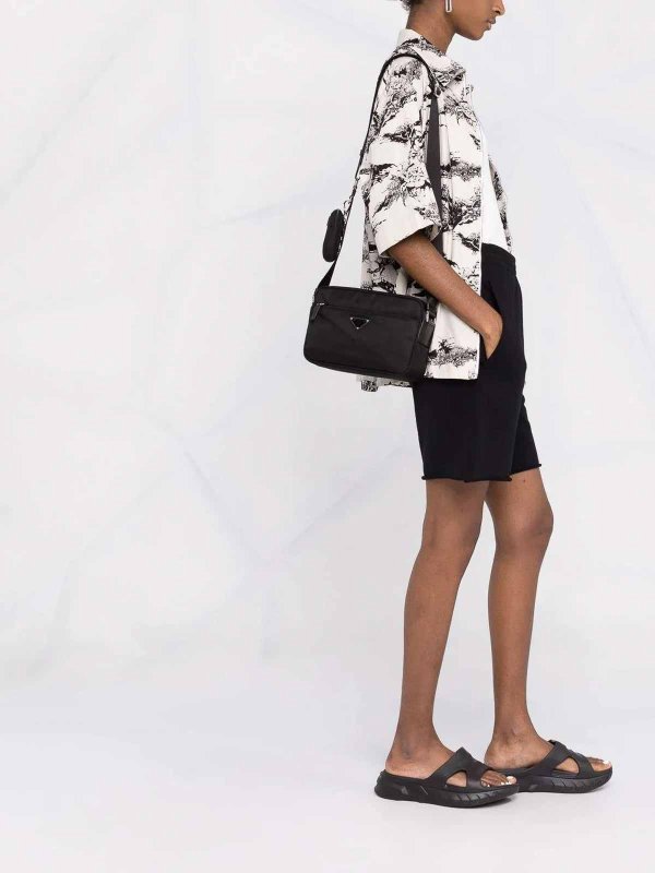 PRADA: cross body bags online - Re-Nylon Camera Bag