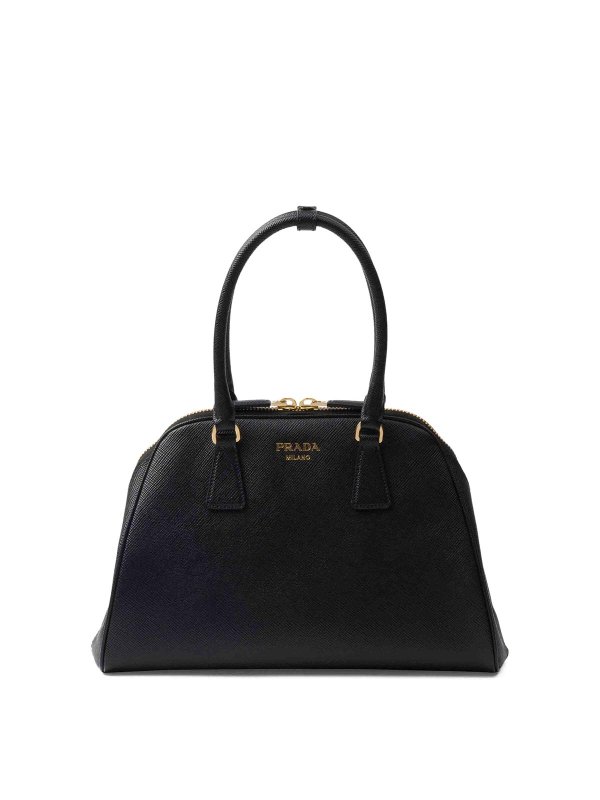 PRADA: totes bags - Medium Saffiano Leather Tote Bag