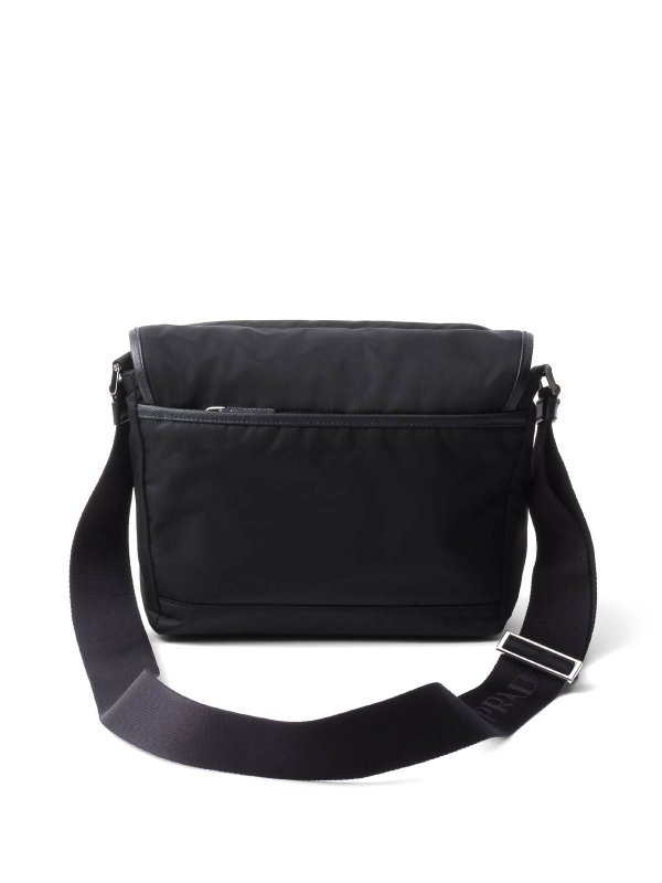 PRADA: cross body bags online - Re-Nylon And Saffiano Leather Shoulder Bag