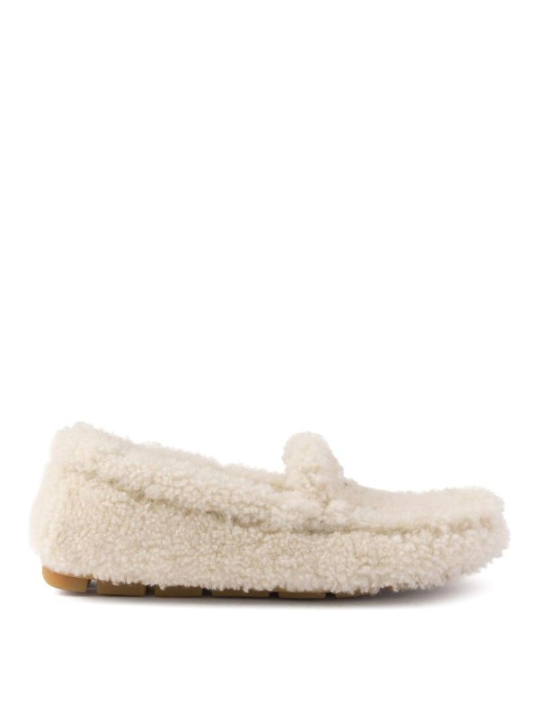PRADA: classic shoes - Shearling Driving Shoes