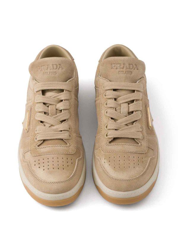 Downtown Suede Sneakers shop online: PRADA