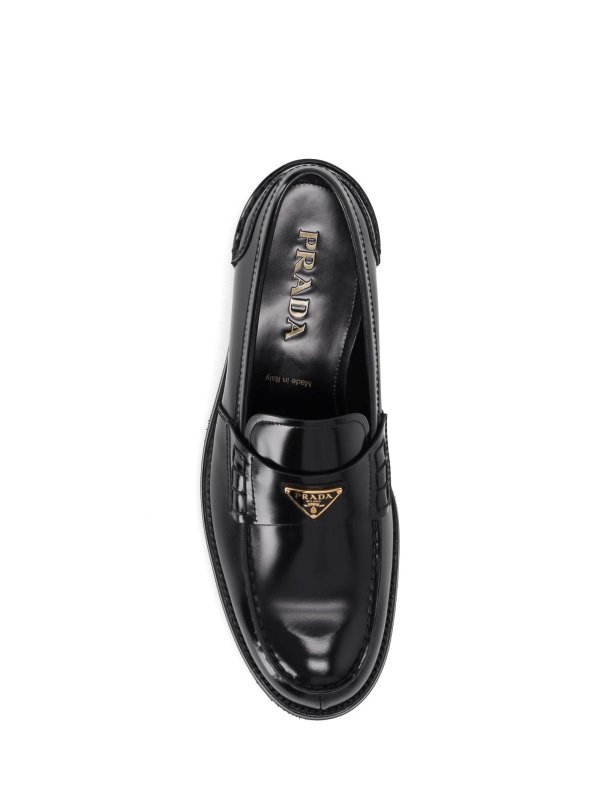 Brushed Moccasins shop online: PRADA