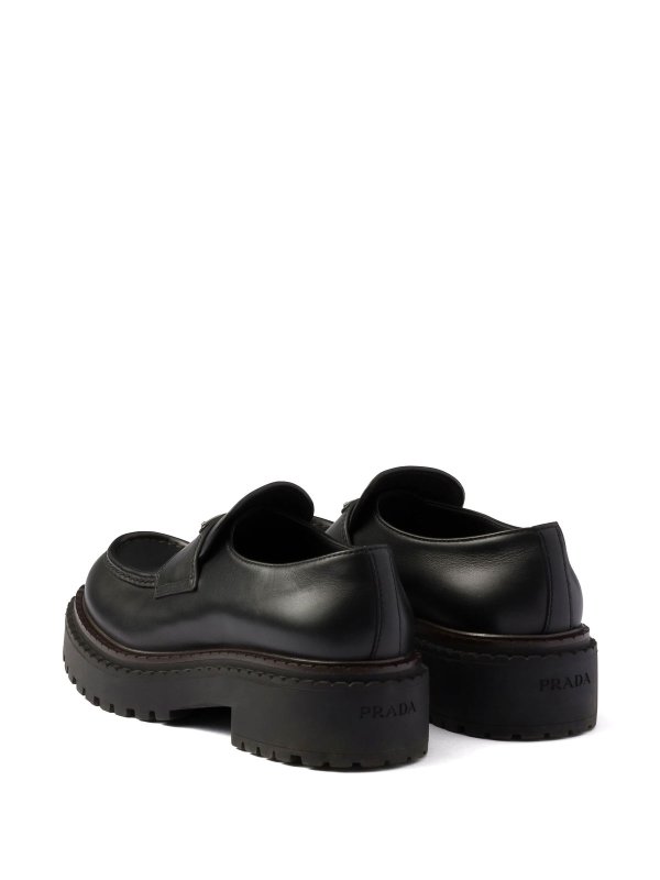 The Best Shops PRADA: classic shoes - Leather Loafers