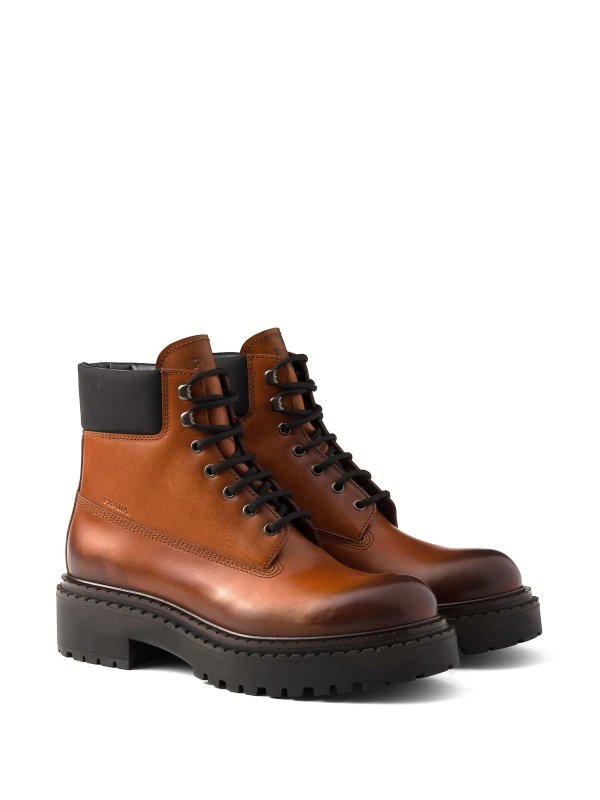 PRADA: boots online - Leather Boots
