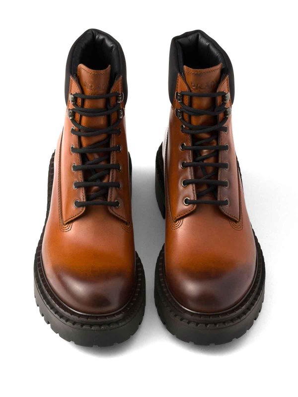 Leather Boots shop online: PRADA