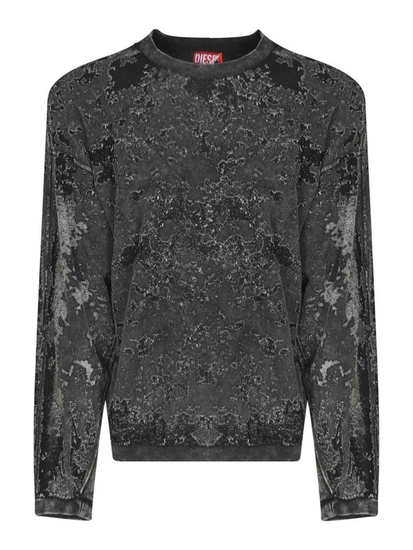 DIESEL: クルーネック - クルーネック - ダークグレー