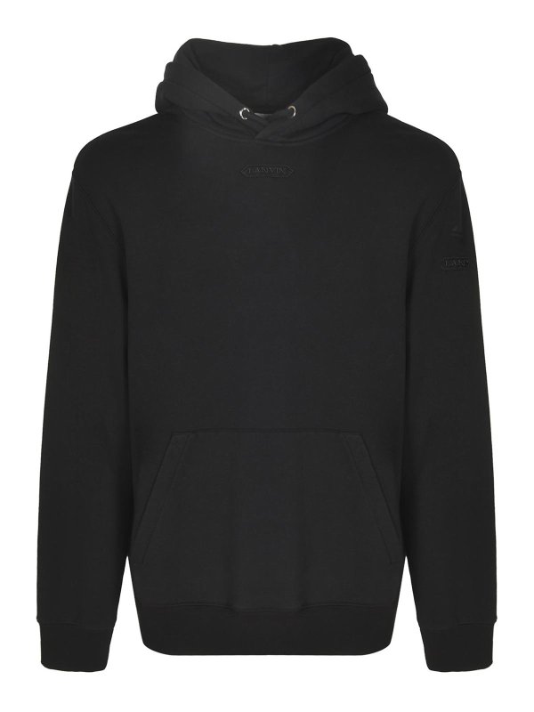 LANVIN: Sudaderas y suéteres - Sudadera - Negro