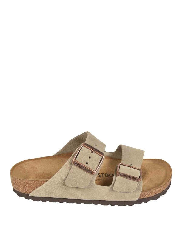 BIRKENSTOCK: サンダル - サンダル - ベージュ