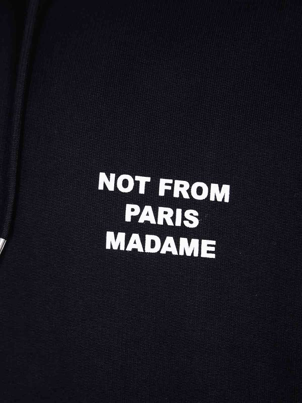 The Best Shops DRÔLE DE MONSIEUR: Sudaderas y suéteres - Sudadera - Negro