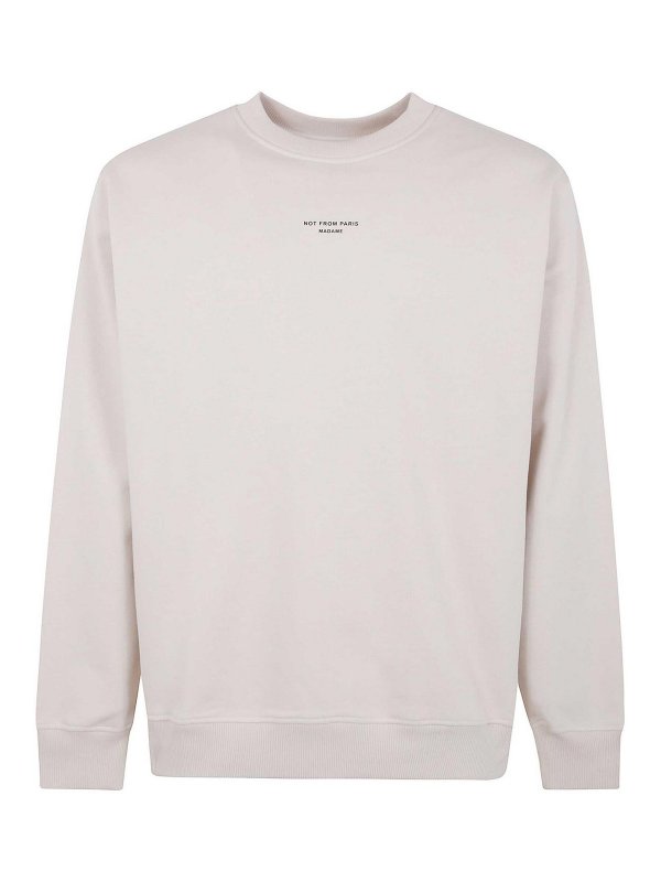 DRÔLE DE MONSIEUR: Sudaderas y suéteres - Sudadera - Blanco