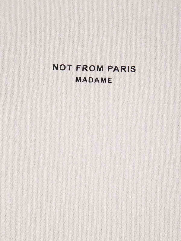 The Best Shops DRÔLE DE MONSIEUR: Sudaderas y suéteres - Sudadera - Blanco