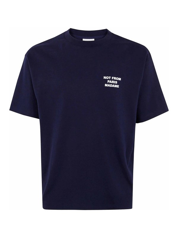 DRÔLE DE MONSIEUR: Camisetas - Camiseta - Azul