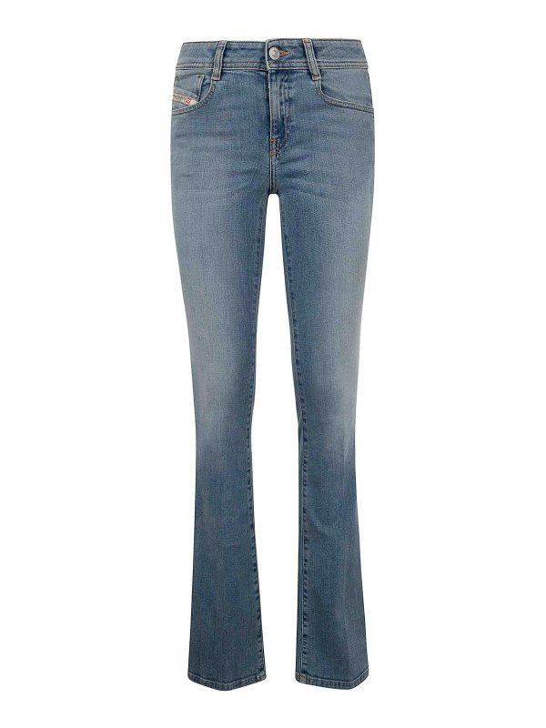 DIESEL: flared jeans - 1969 D-Ebbey 5 Pockets