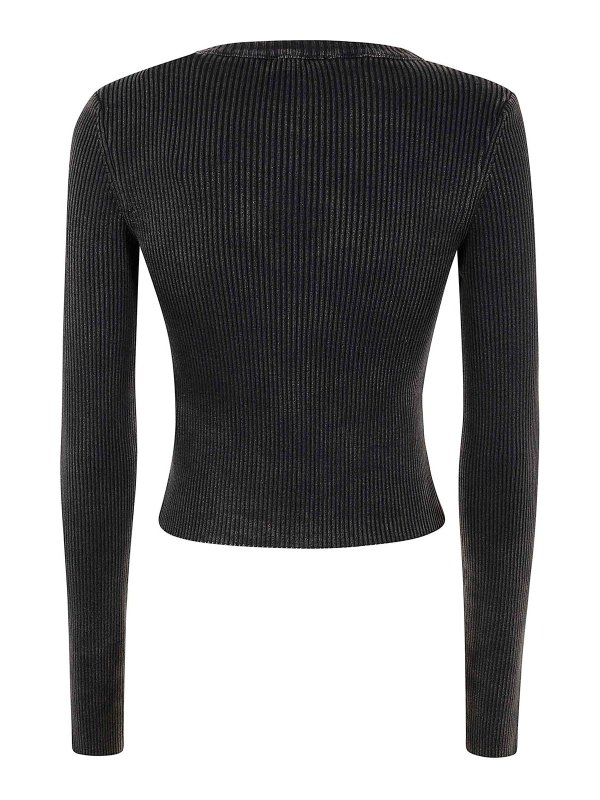 DIESEL: クルーネック online - クルーネック - 黒