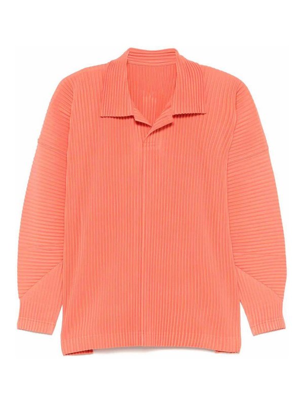 HOMME PLISSÉ ISSEY MIYAKE: Polos  - Polo - Orange