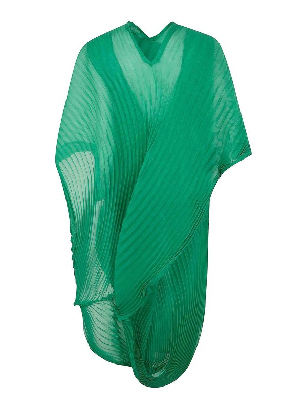 PLEATS PLEASE ISSEY MIYAKE: Knielange Kleider online - Knielanges Kleid - Grün