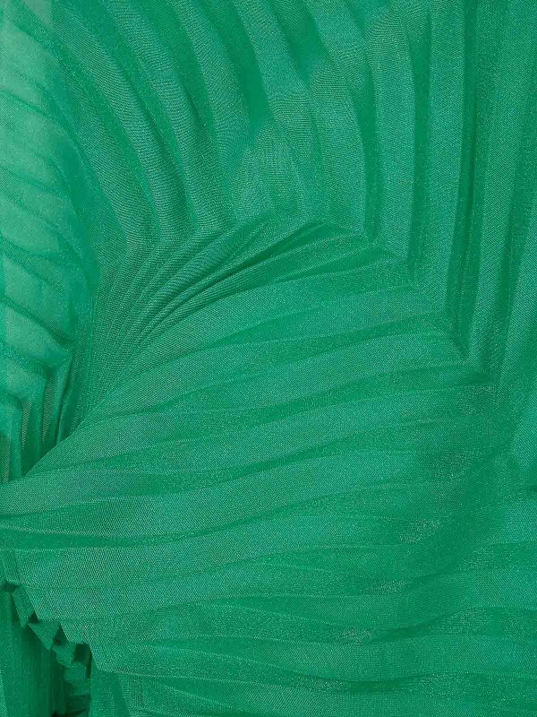 The Best Shops PLEATS PLEASE ISSEY MIYAKE: Knielange Kleider - Knielanges Kleid - Grün