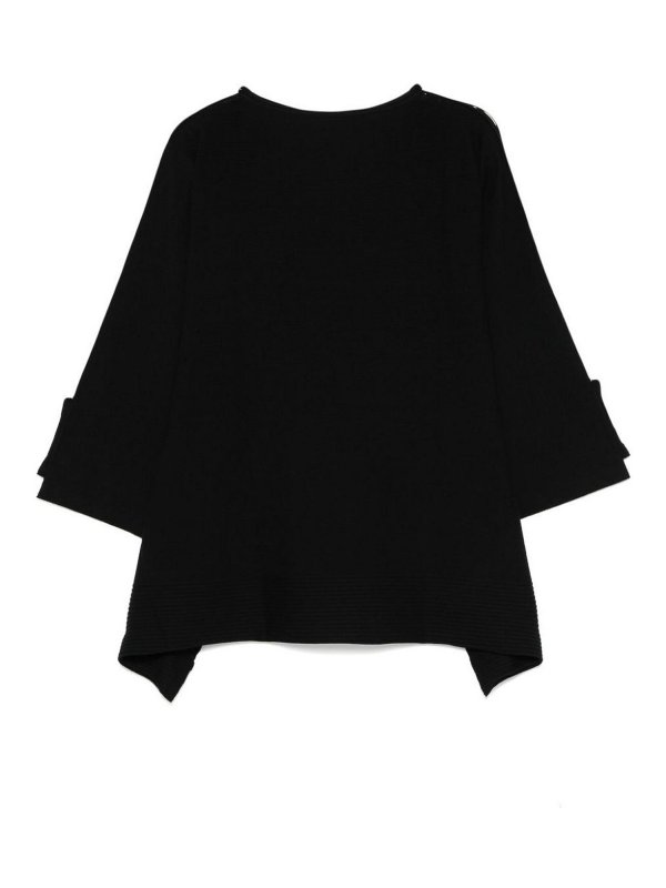 PLEATS PLEASE ISSEY MIYAKE: ニーレングスドレス online - 膝丈ドレス - 黒