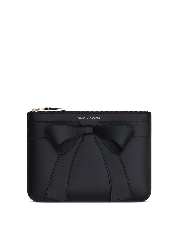 COMME DES GARCONS: clutches - Big Bow Pouch