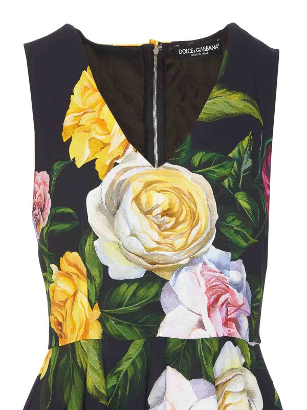 DOLCE & GABBANA: ニーレングスドレス online - 膝丈ドレス - マルチカラー