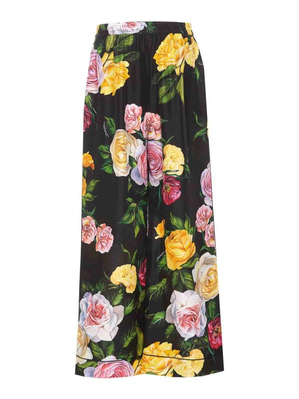 DOLCE & GABBANA: カジュアルトラウザー online - フレアジーンズ - マルチカラー