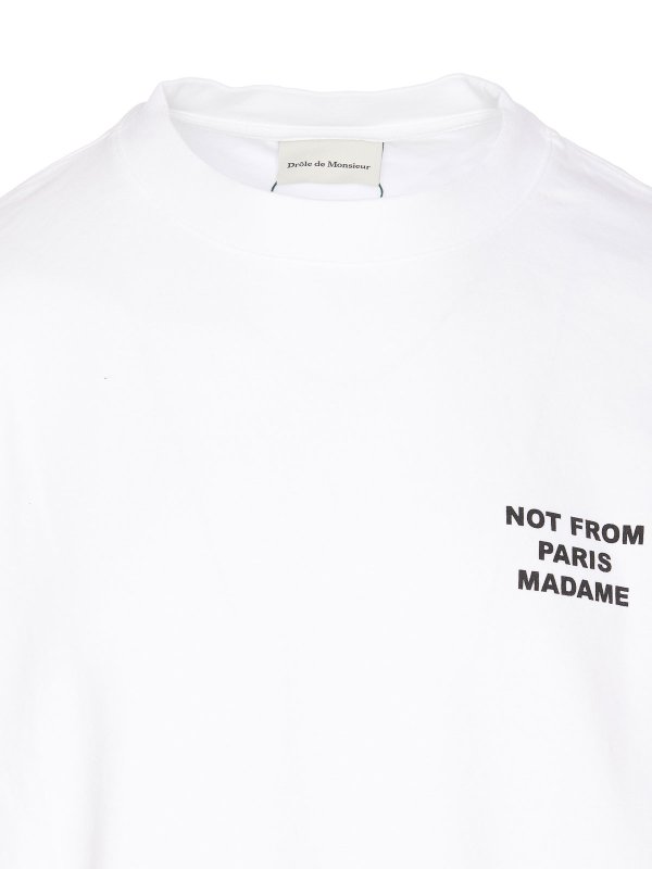 Camiseta - Blanco shop online: DRÔLE DE MONSIEUR
