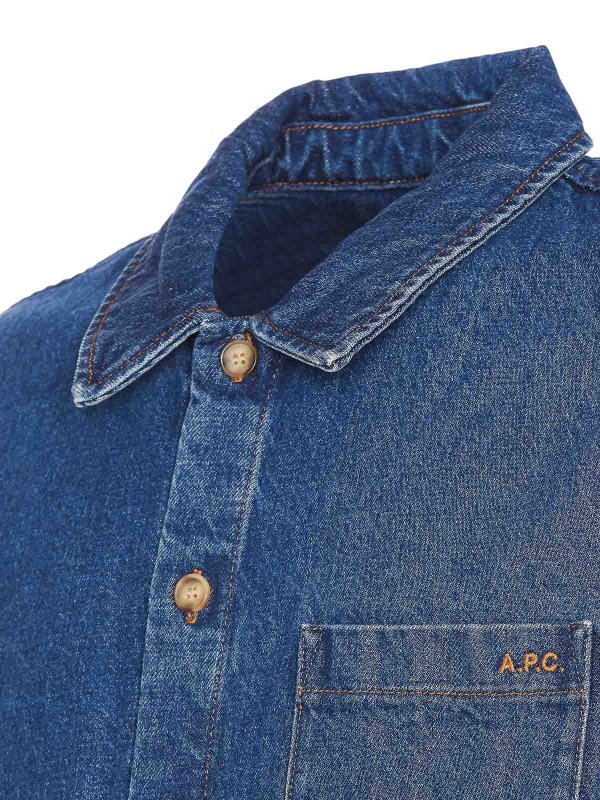 The Best Shops A.P.C.: Hemden - Hemd - Blau