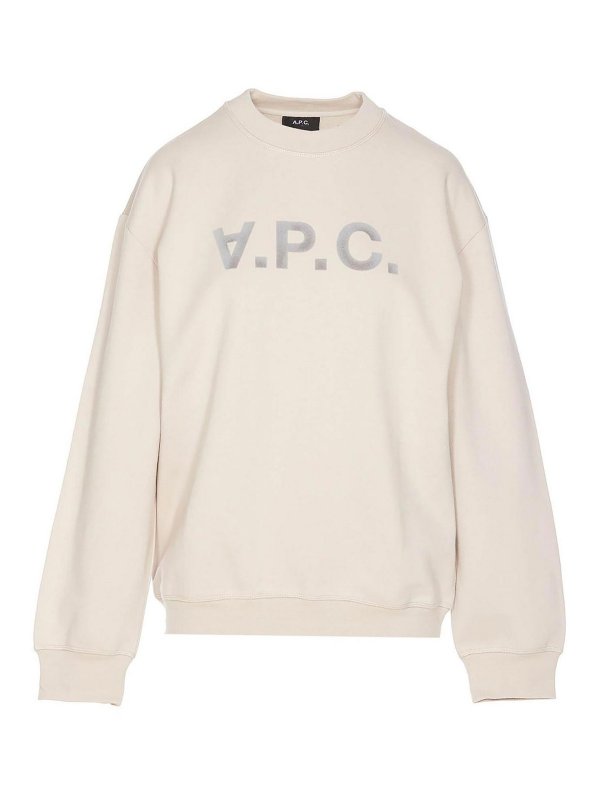 A.P.C.: Sweatshirts und Pullover - Sweatshirt - Beige